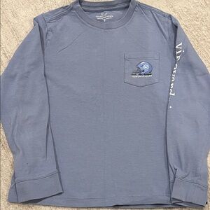 Vineyard Vines Kids Whale Graphic Long Sleeve Tee - Blue